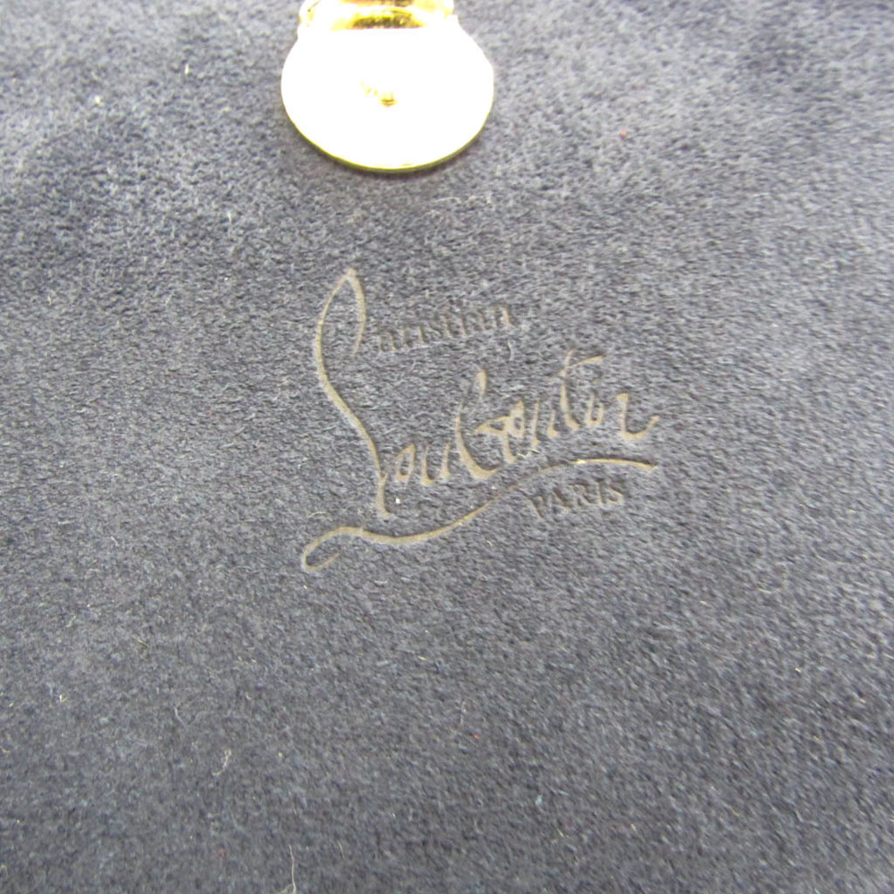 Christian Louboutin Skypouch Black Leather Clutch Bag Denim Limited Edition  YR