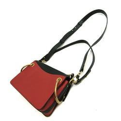 Chloé Horse Embroidery Women's Leather,Suede Shoulder Bag,Tote Bag Navy Black,Red Brown