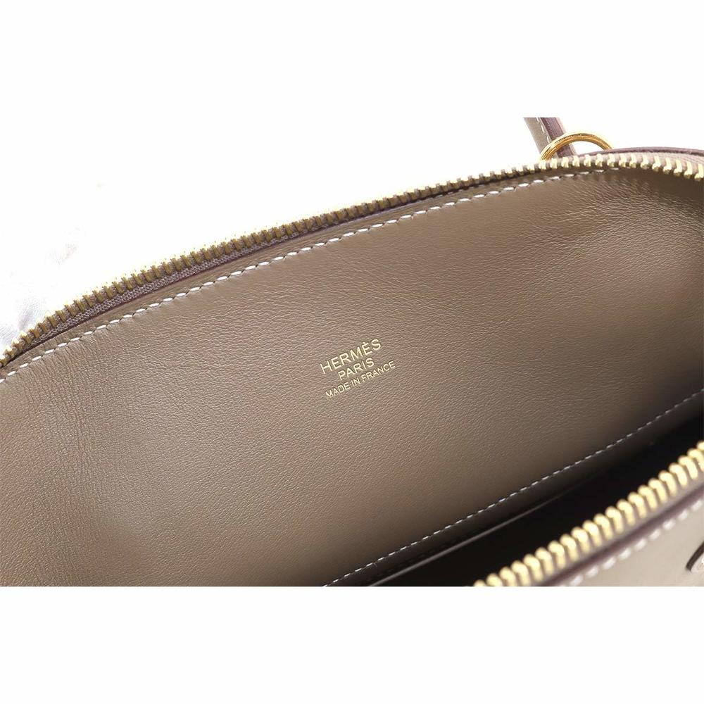 Hermes HERMES Bolide 27 2way hand shoulder bag Swift Etoupe Y stamp Gold  metal fittings