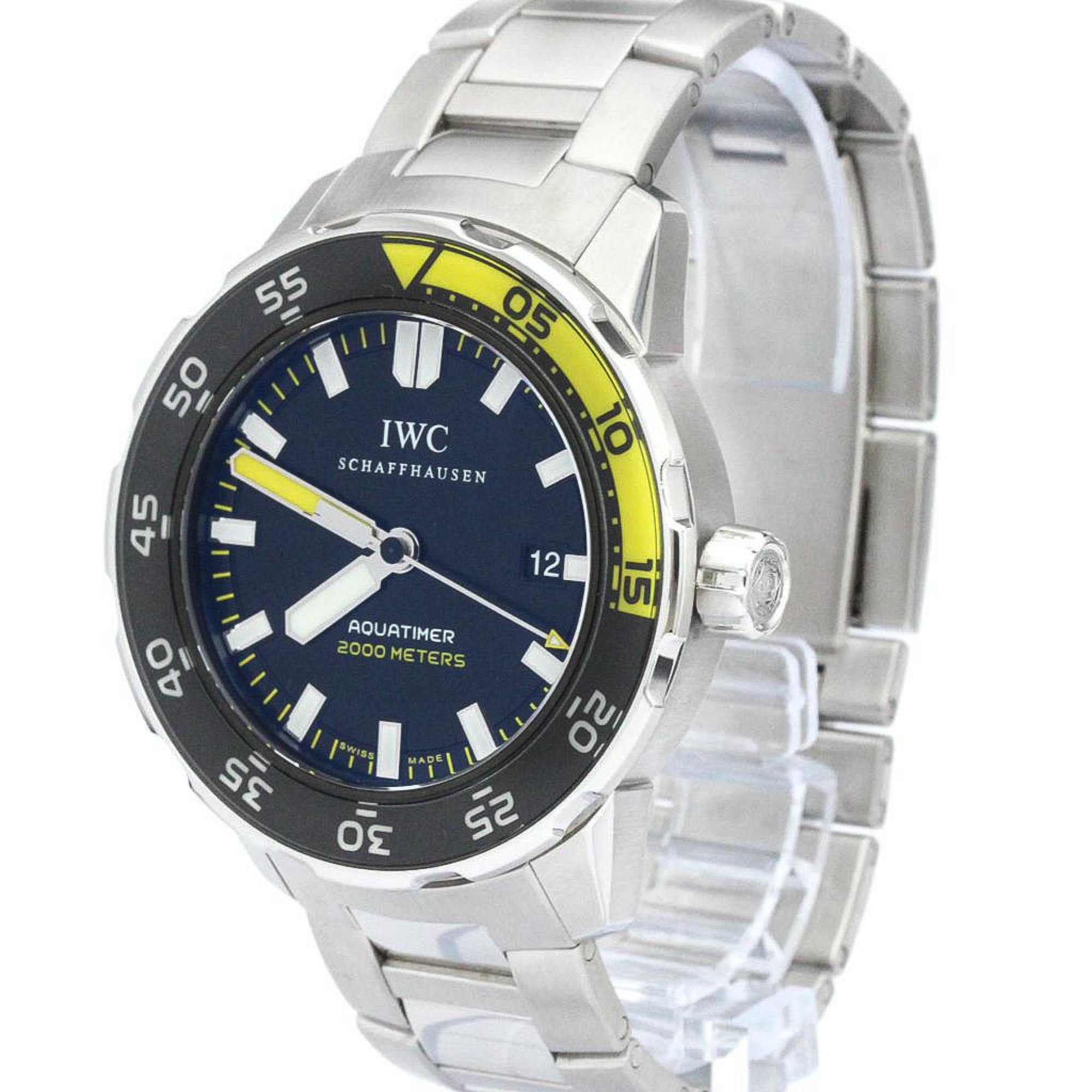 Polished IWC Aquatimer Stainless Steel Automatic Mens Watch IW356801 BF562539
