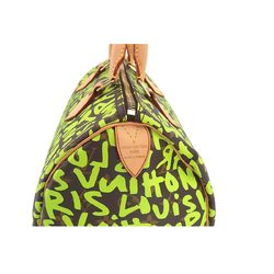 Louis Vuitton Speedy 30 Handbag Monogram Graffiti Green M93706