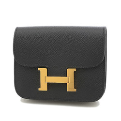 Hermes Wallet Women's Azap Combine Long Vo Epsom Rouge Kazak Red H Engraved