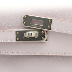 Hermes Kelly 25 Inner Stitch Swift Handbag Mint Silver Hardware U