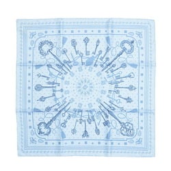Hermes Scarf Muffler Carre 70 Les Becanes Bicycle New In 2022 Pink Palm X  View Rose Blue Silk