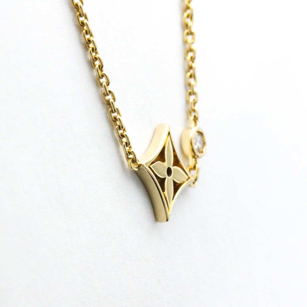 Monogram Idylle gold and diamond necklace, Louis Vuitton