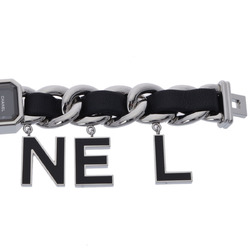 CHANEL Chanel Premiere Wanted de H7471 Ladies SS Leather Watch Quartz Black Dial