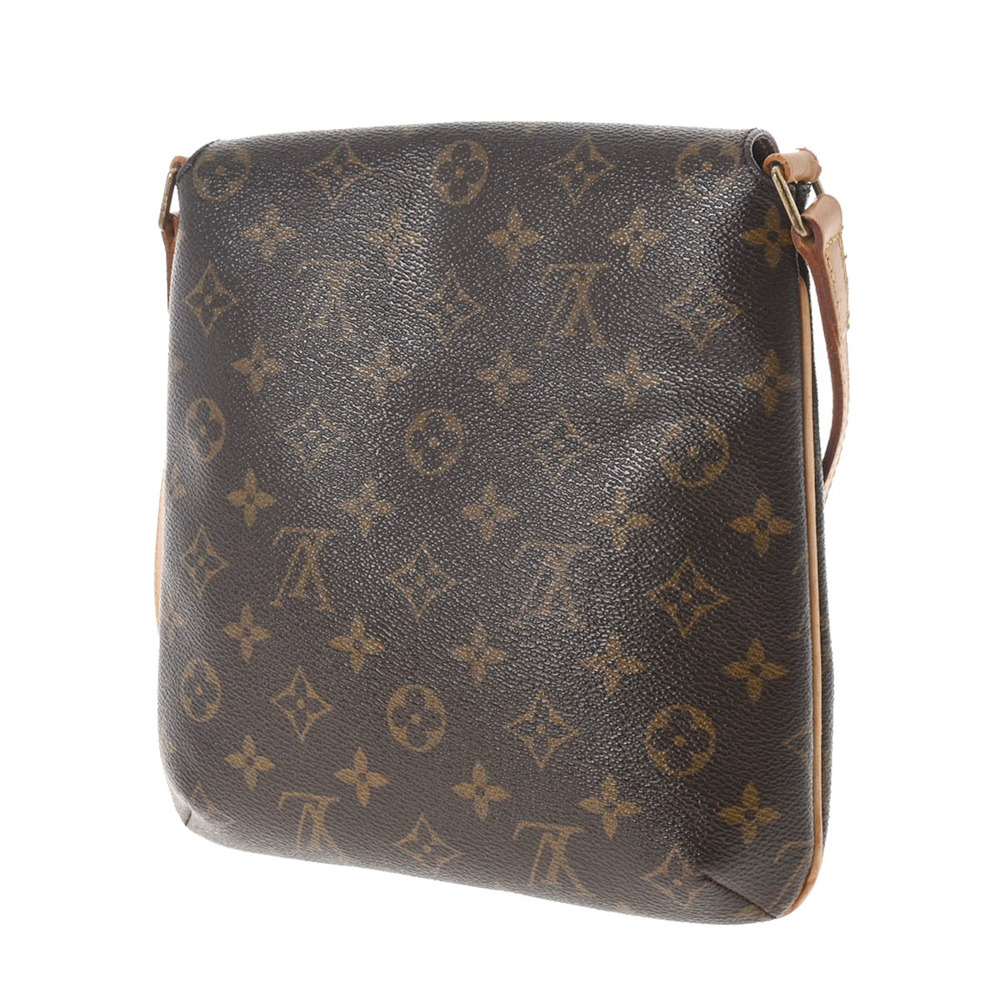 LOUIS VUITTON Louis Vuitton Monogram Musette Salsa Long Brown M51387  Women's Canvas Shoulder Bag