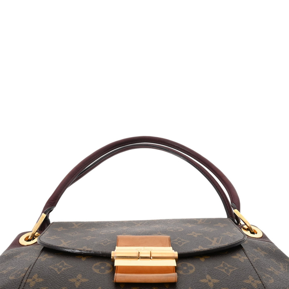 LOUIS VUITTON Louis Vuitton Monogram Olympe Bordeaux Brown M40579 Women's  Canvas Handbag