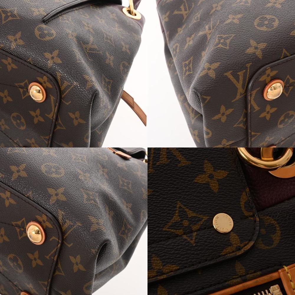 LOUIS VUITTON Louis Vuitton Monogram Olympe Bordeaux Brown M40579 Women's  Canvas Handbag
