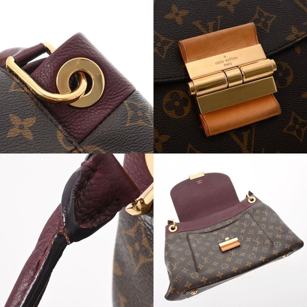 Louis Vuitton Monogram Olympe M40579 Women's Shoulder Bag Bordeaux