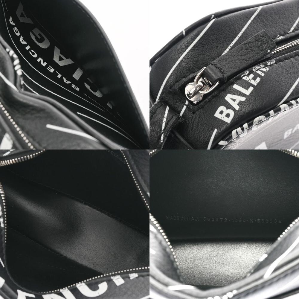 BALENCIAGA 552372 logo Everyday camera bag XS Shoulder Bag Leather