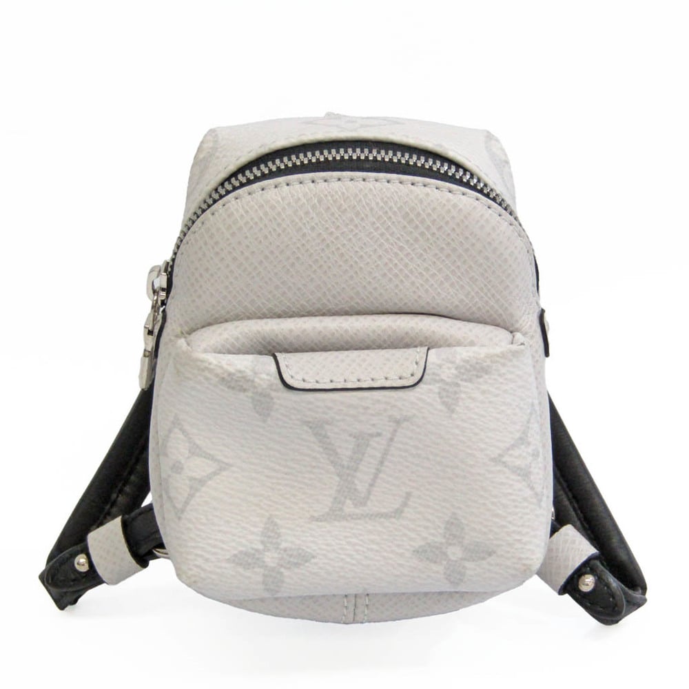 Louis Vuitton Monogram Discovery Backpack Bag Charm - Grey