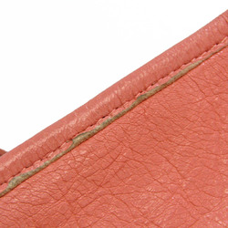 Balenciaga Navy Cabas XS 390346 Women's Canvas,Leather Handbag,Shoulder Bag Light Pink