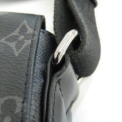 LV LV Men District PM Bag in Monogramme Eclipse Canvas-Grey in