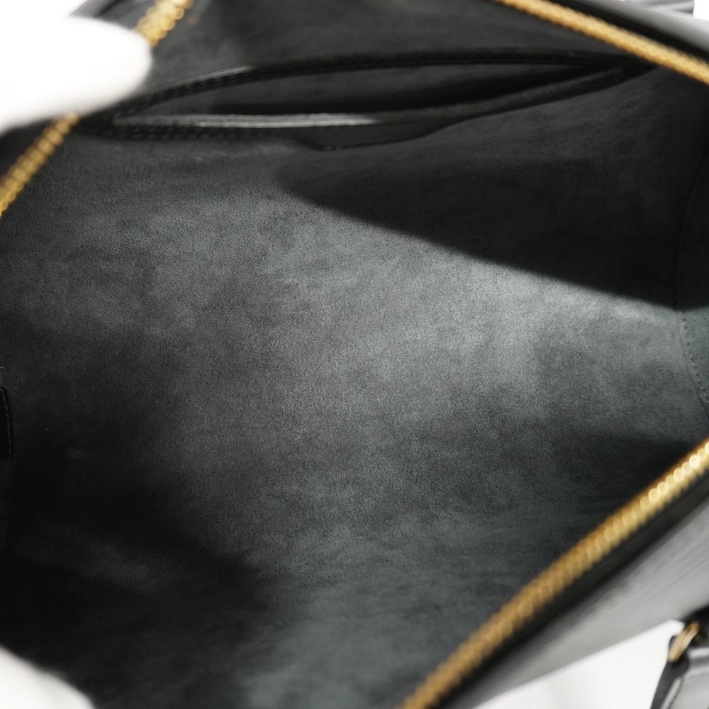 Louis Vuitton LOUIS VUITTON Bag Epi Women's Handbag Soufflot Noir