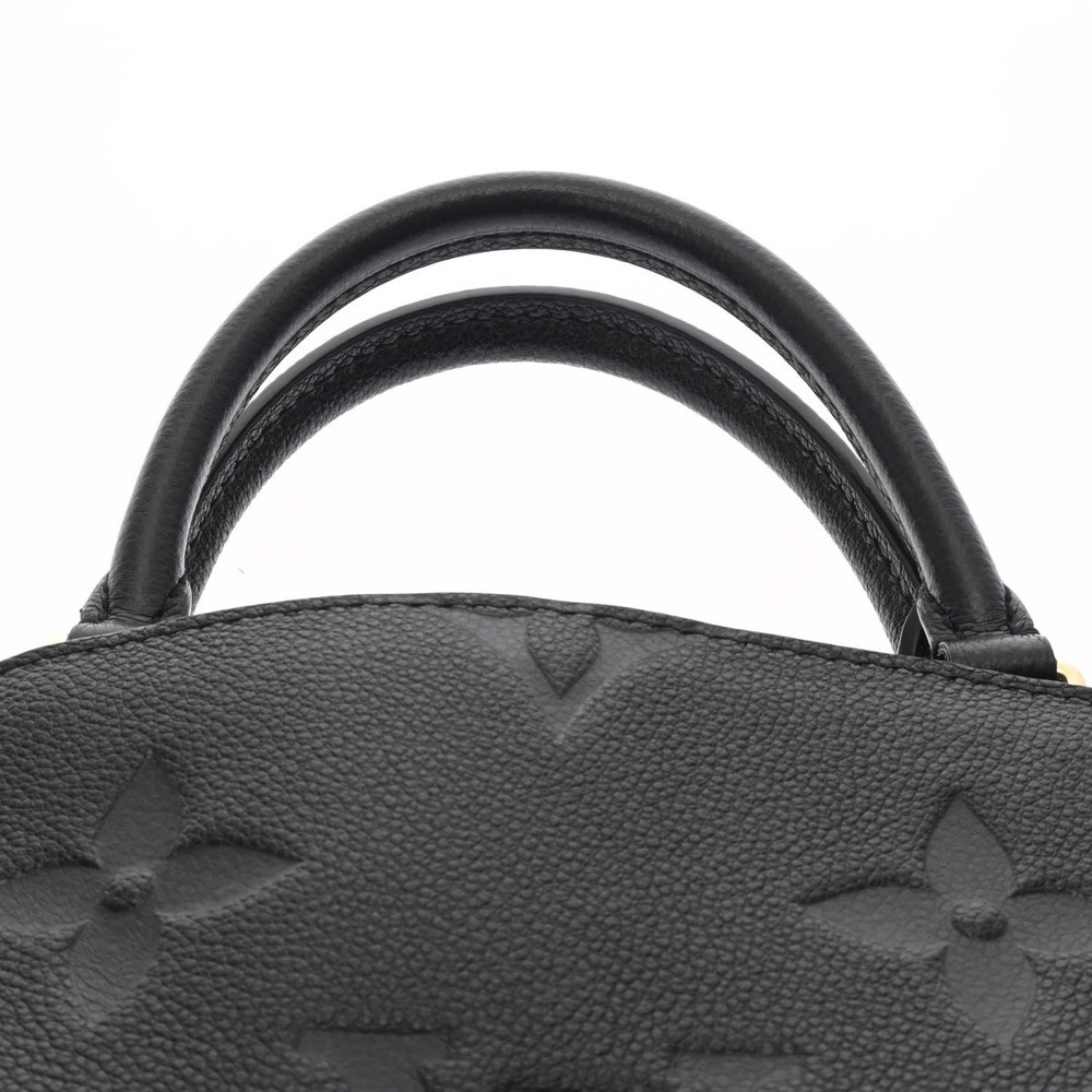 LOUIS VUITTON Louis Vuitton Monogram Implant Petit Palais PM Black