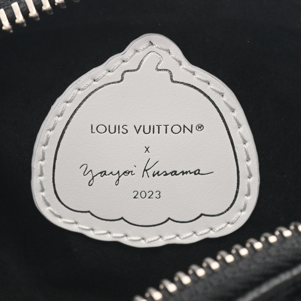 LOUIS VUITTON Louis Vuitton Monogram Nano Speedy Yayoi Kusama Collaboration  Black White M81456 Women's Implant (Dot) Shoulder Bag