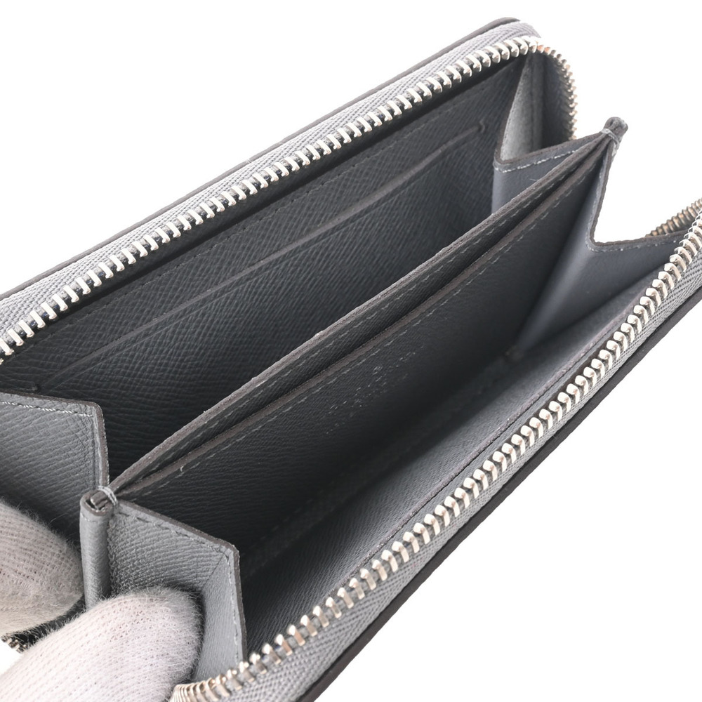 LOUIS VUITTON coin purse M32617 zip around purse Taiga gray gray