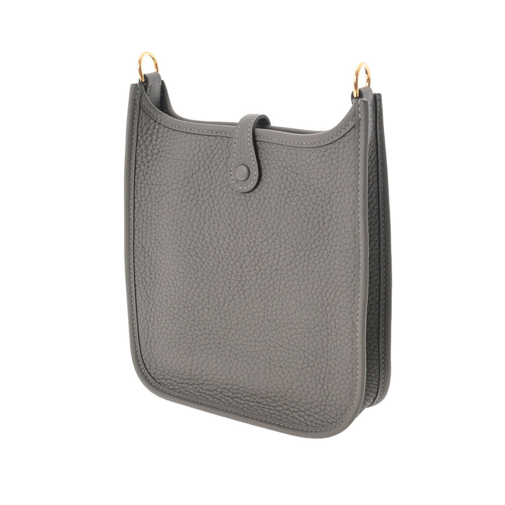 Hermes Evelyne Womens Shoulder Bags, Grey, 16cm