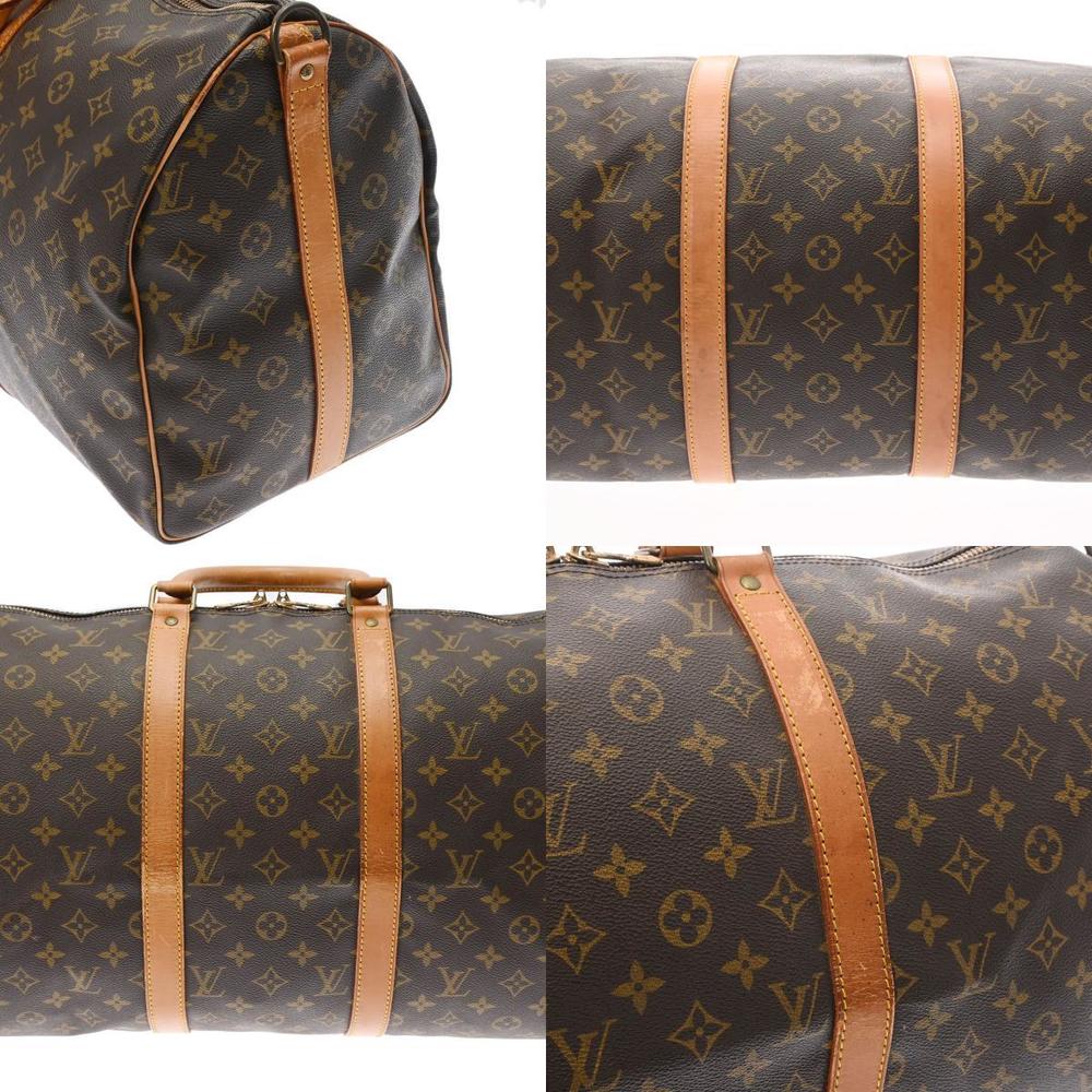 LOUIS VUITTON Louis Vuitton Monogram Keepall Bandouliere 50 Brown M41416  Women's Canvas Boston Bag