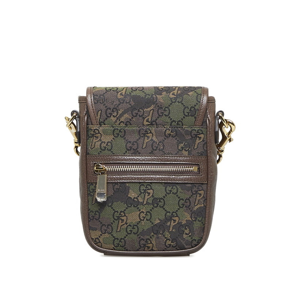 Green Mini GG-canvas shoulder bag, Gucci