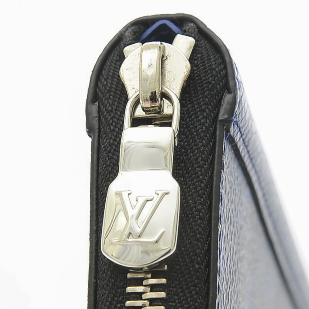Louis Vuitton Taigarama Zippy Wallet Vertical Long Cobalt M30447