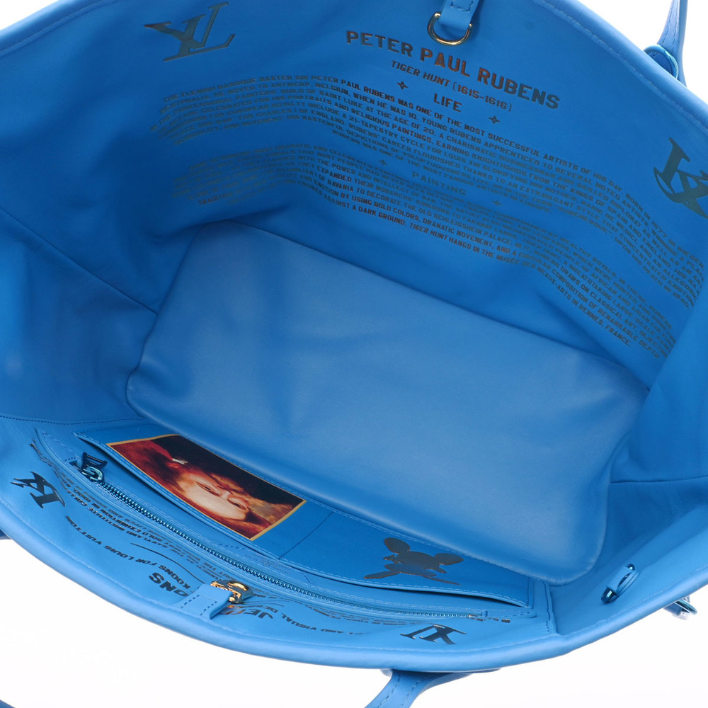 LOUIS VUITTON Louis Vuitton Rubens Masters Collection Neverfull MM Blue  M43317 Women's Monogram Celty Tote Bag
