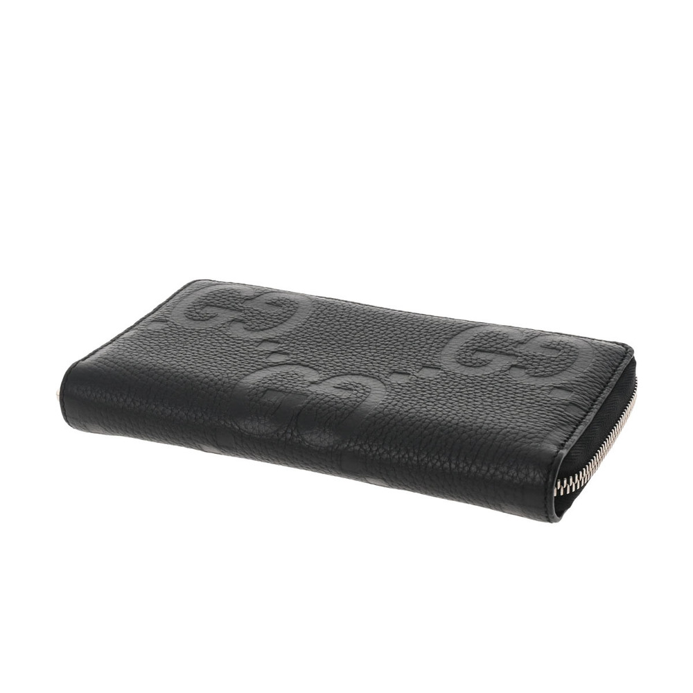 Jumbo GG coin wallet in black leather