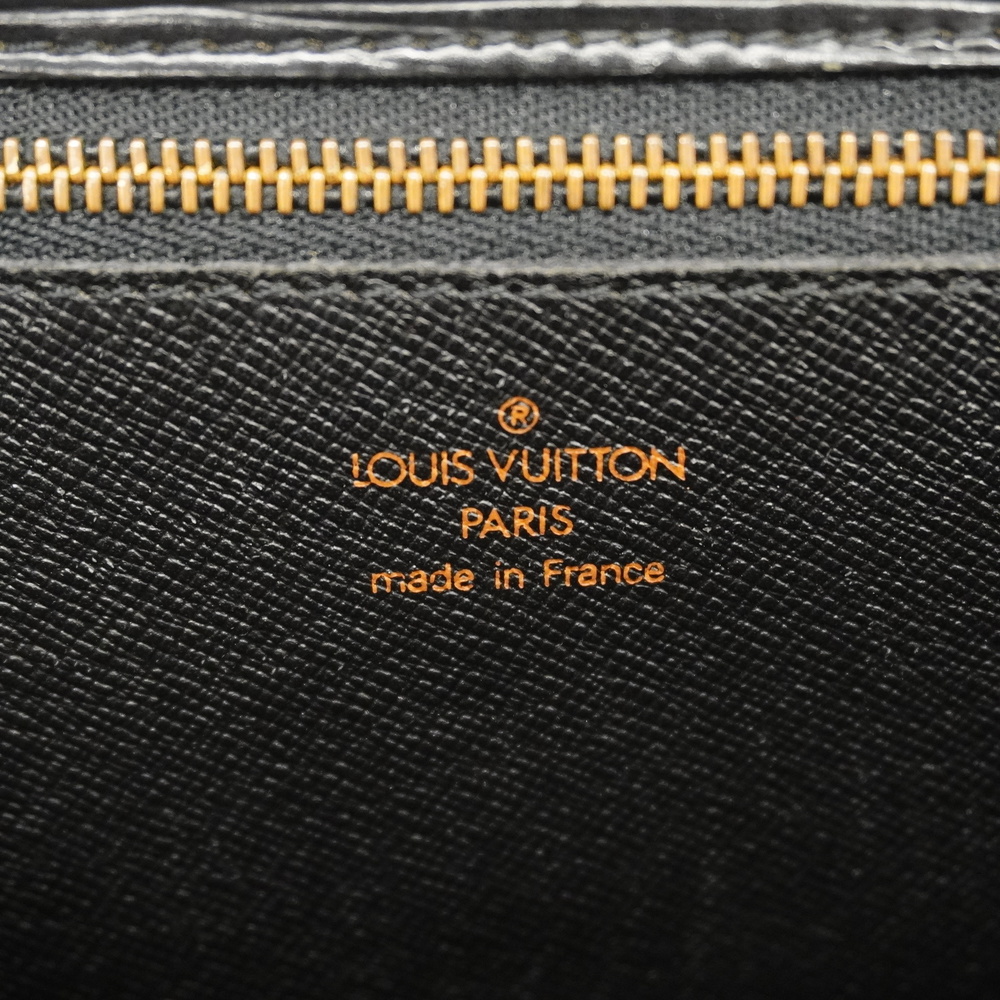Auth Louis Vuitton Epi Pochette Sellier Dragonne Clutch Bag M52612
