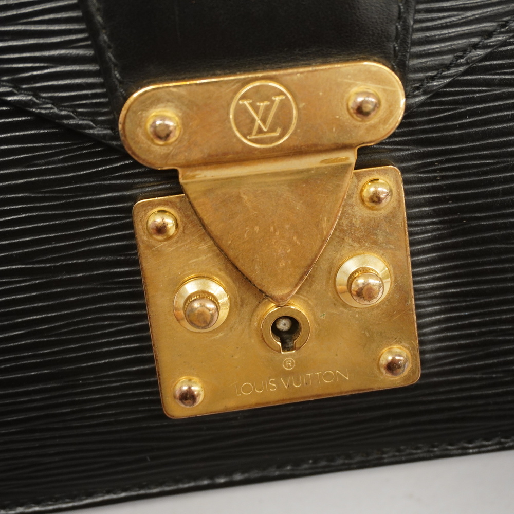 Auth Louis Vuitton Epi Serie Dragonne M52612 Women's Clutch Bag Noir