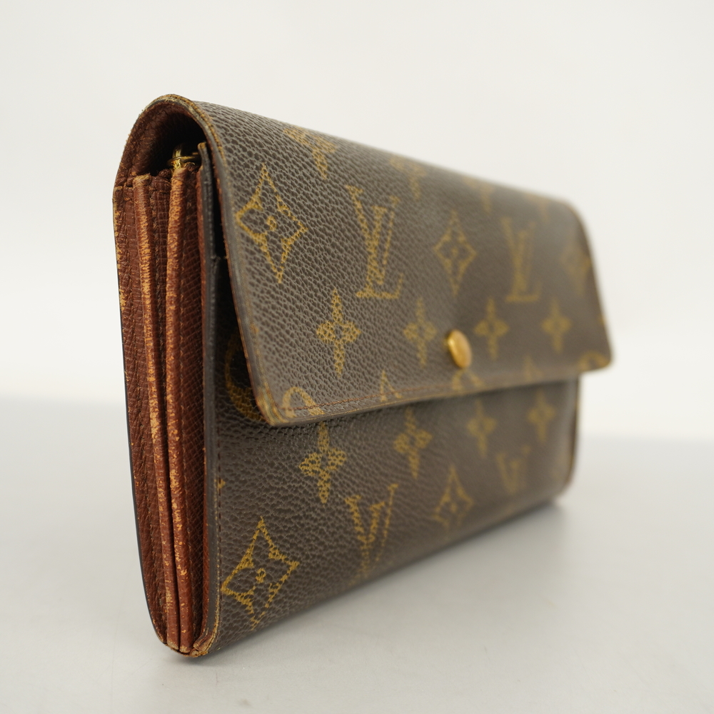 LOUIS VUITTON Monogram Pochette Porto Mone Credit Long Wallet M61725 |  eLADY Globazone