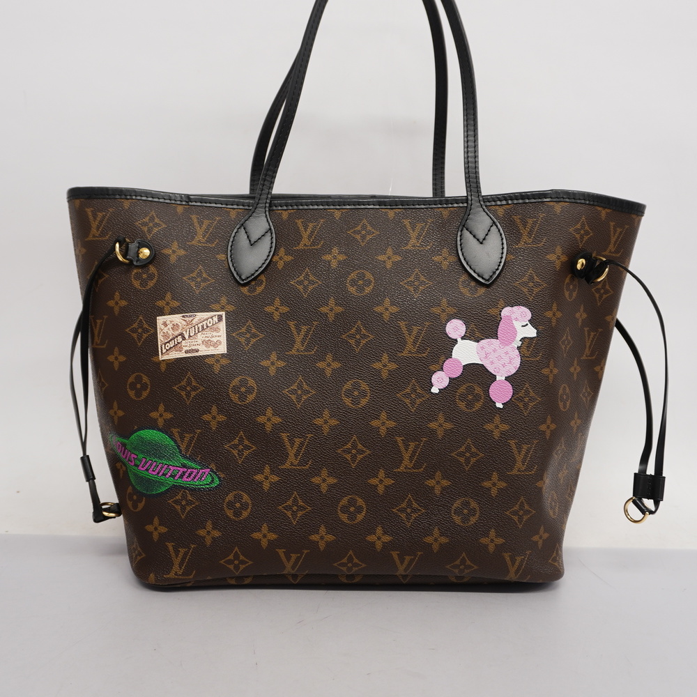 Auth Louis Vuitton Monogram Neverfull MM My LV World Tour M42844 Women's  Bag