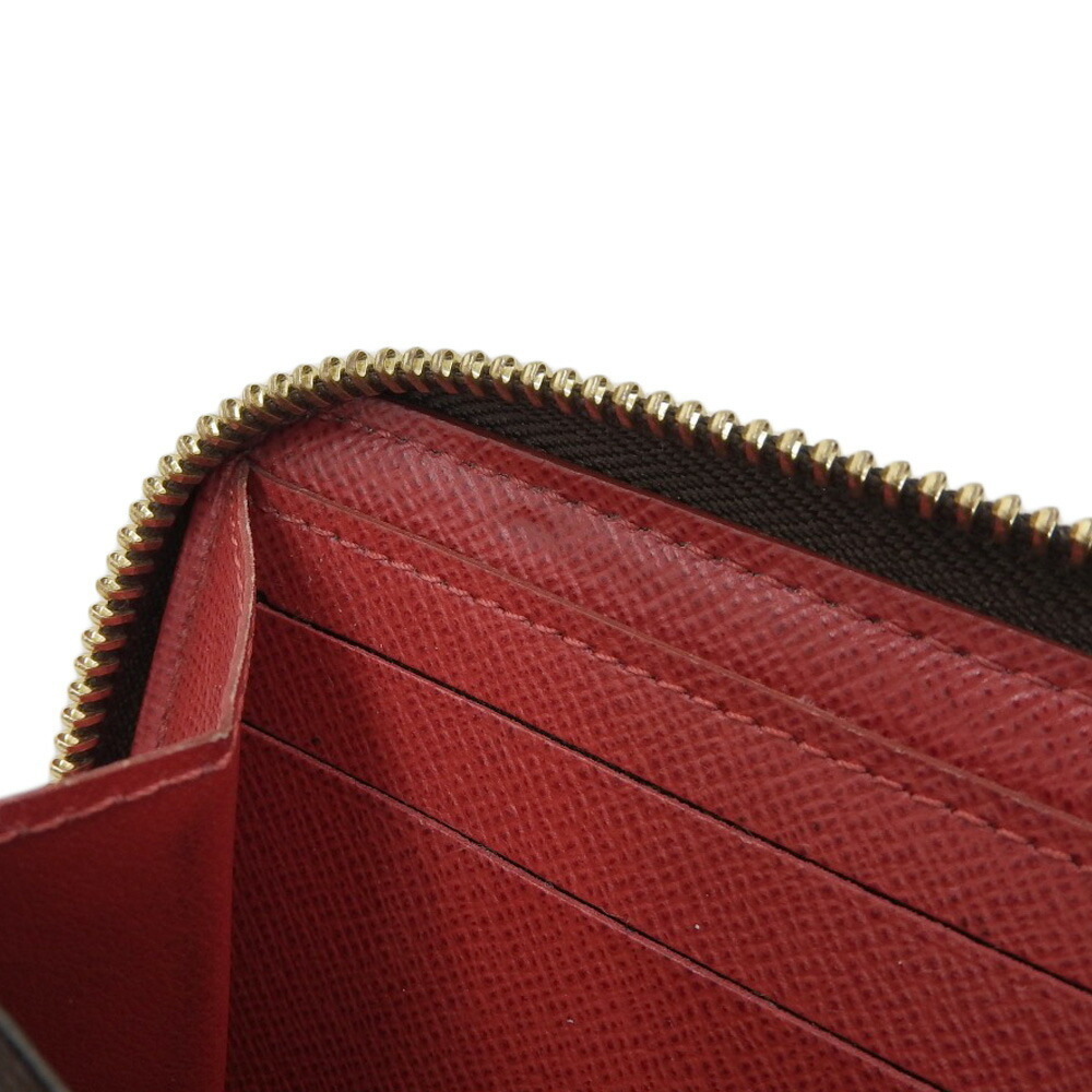 Louis Vuitton LOUIS VUITTON Damier Portefeuille Clemence Round Long Wallet  N60534