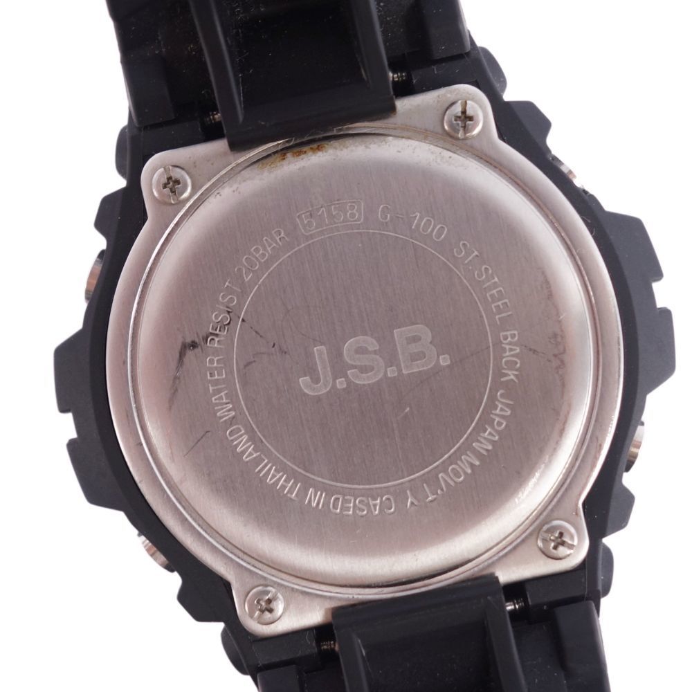 Casio G-Shock CASIO G-SHOCK J.S.B G100 watch rubber men's black | eLADY  Globazone