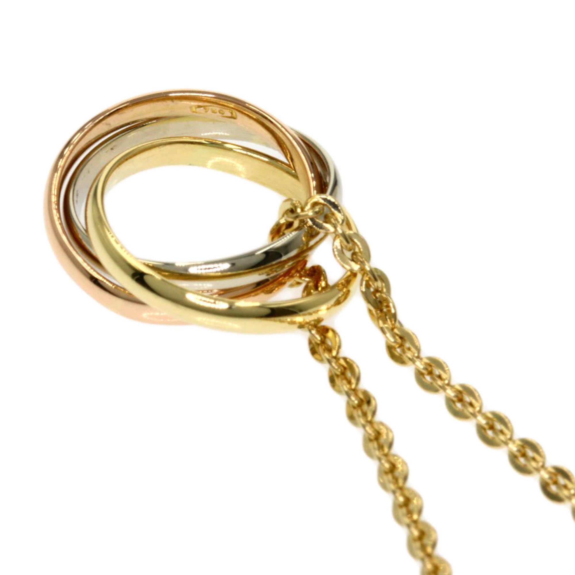 Cartier Trinity Necklace K18 Yellow Gold K18WG K18PG Women's CARTIER