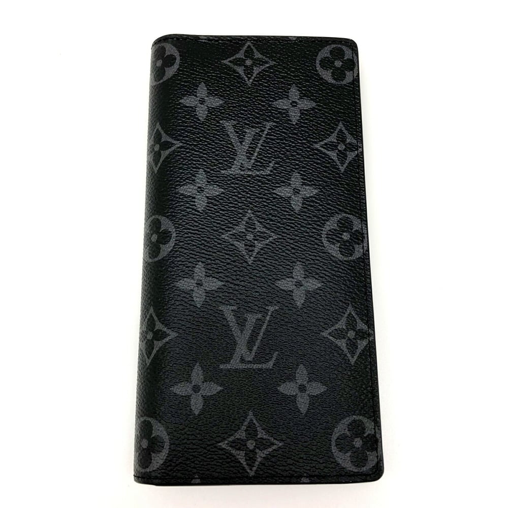 Louis Vuitton Long Wallet Portefeuille Brother Black Gray Monogram