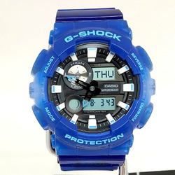 CASIO Casio G-SHOCK G-Shock Watch GAX-100MSA-2A Summer 2017 G-LIDE G Ride  Analog Digi Digiana Quartz Round Face Skeleton Clear Blue Big Men's | eLADY 