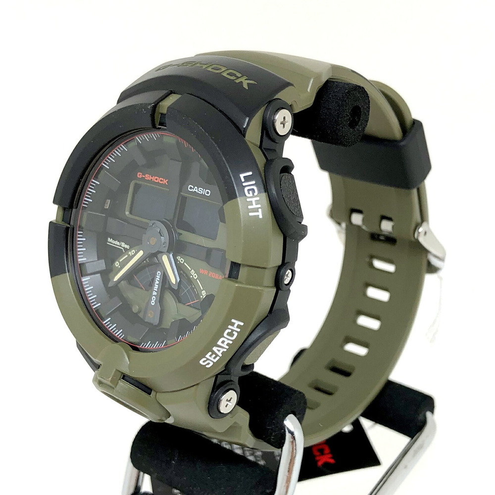 CASIO Casio G-SHOCK G-Shock Watch GA-500K-3AJR CHARI&CO Chari & Co Tie-up  Collaboration Double Name Black Khaki Olive Analog Quartz Round Face |  eLADY