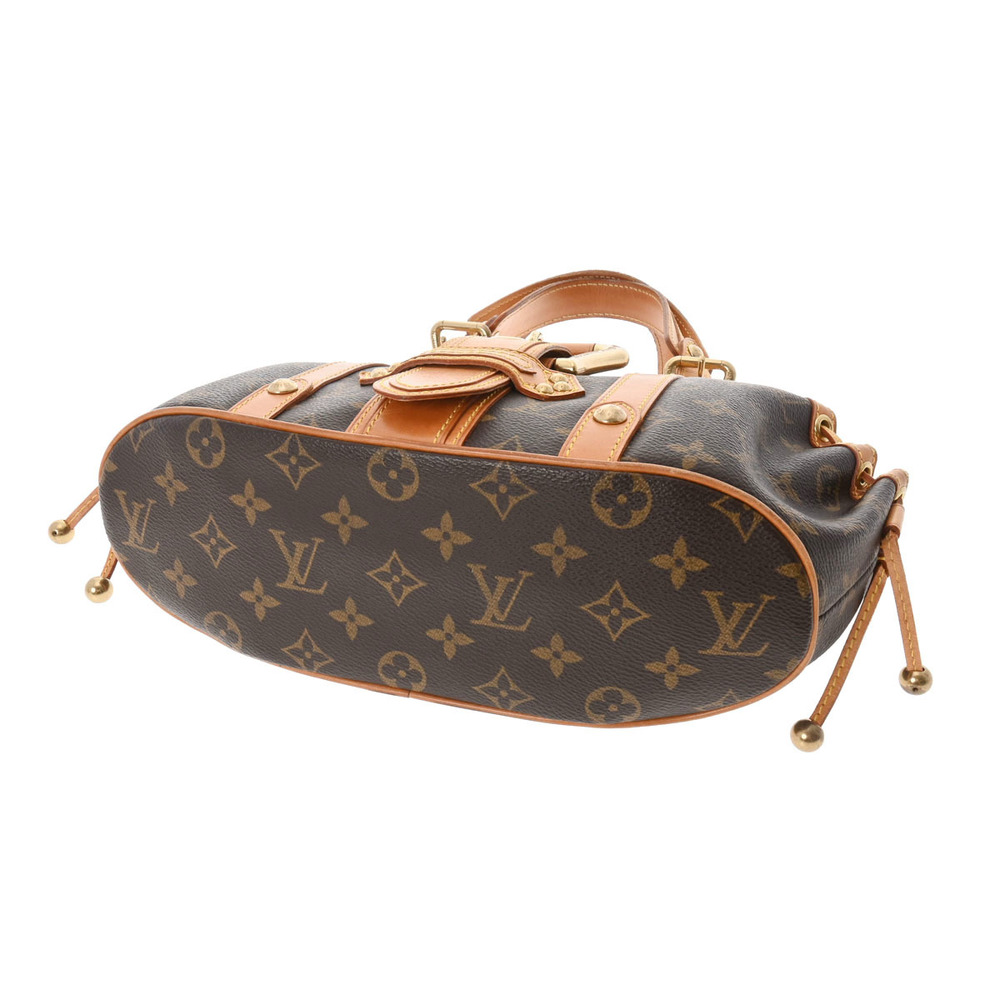 LOUIS VUITTON M92393 Monogram Teda GM Hand Bag Monogram Canvas Brown