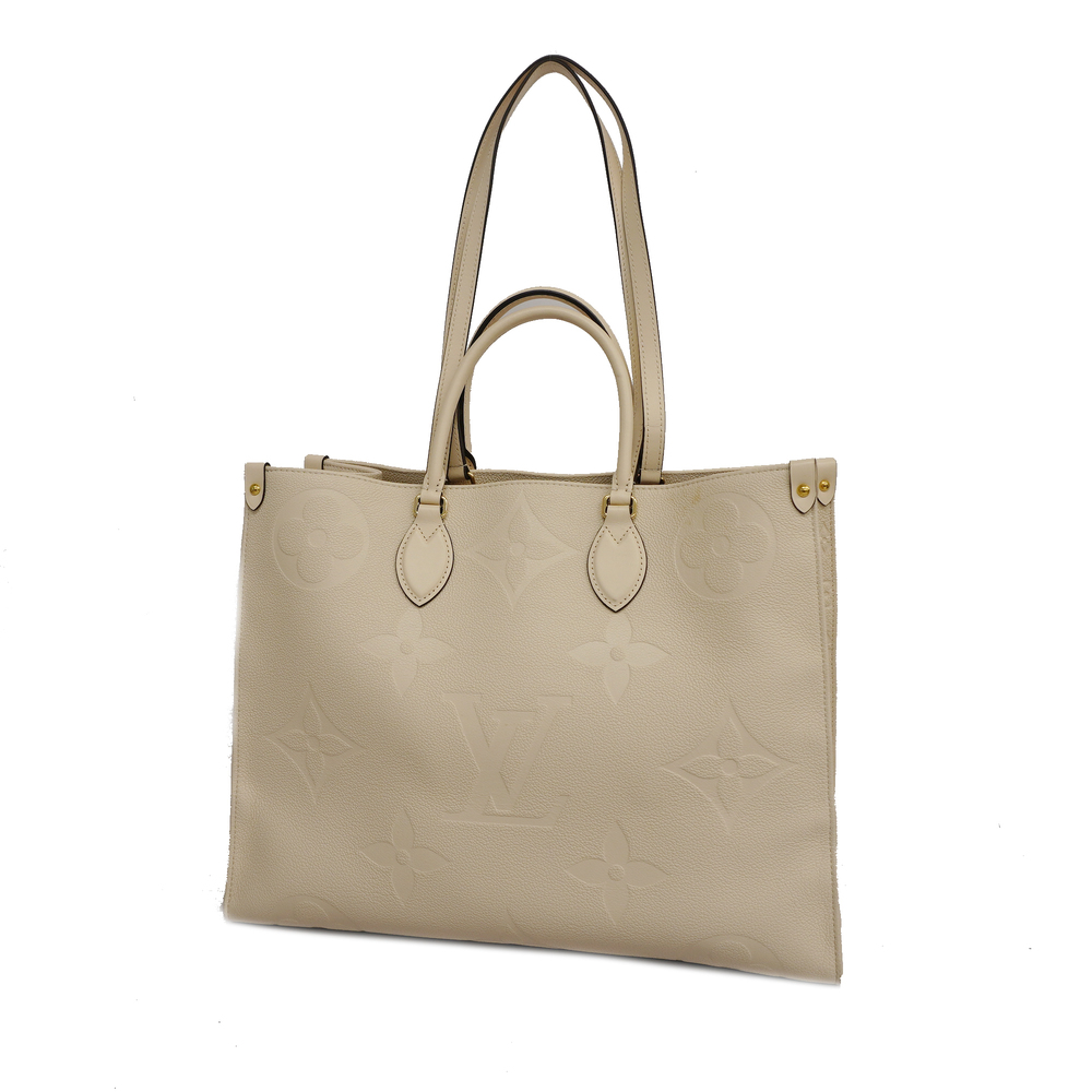 Auth Louis Vuitton Monogram Empreinte On The Go GM Claim M45081 Shoulder  Bag