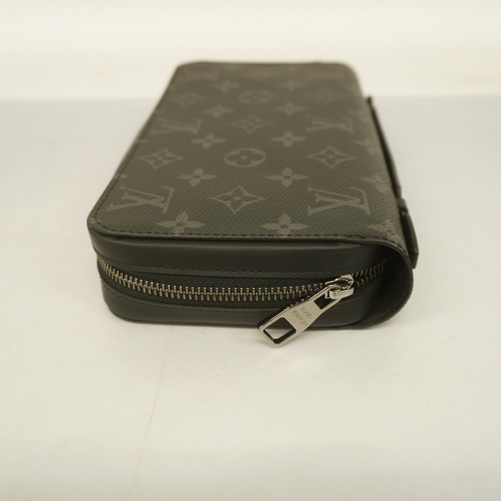 Louis Vuitton Monogram Eclipse Zippy XL M61698 Men's Monogram Eclipse Long  Wallet (bi-fold) Monogram Eclipse