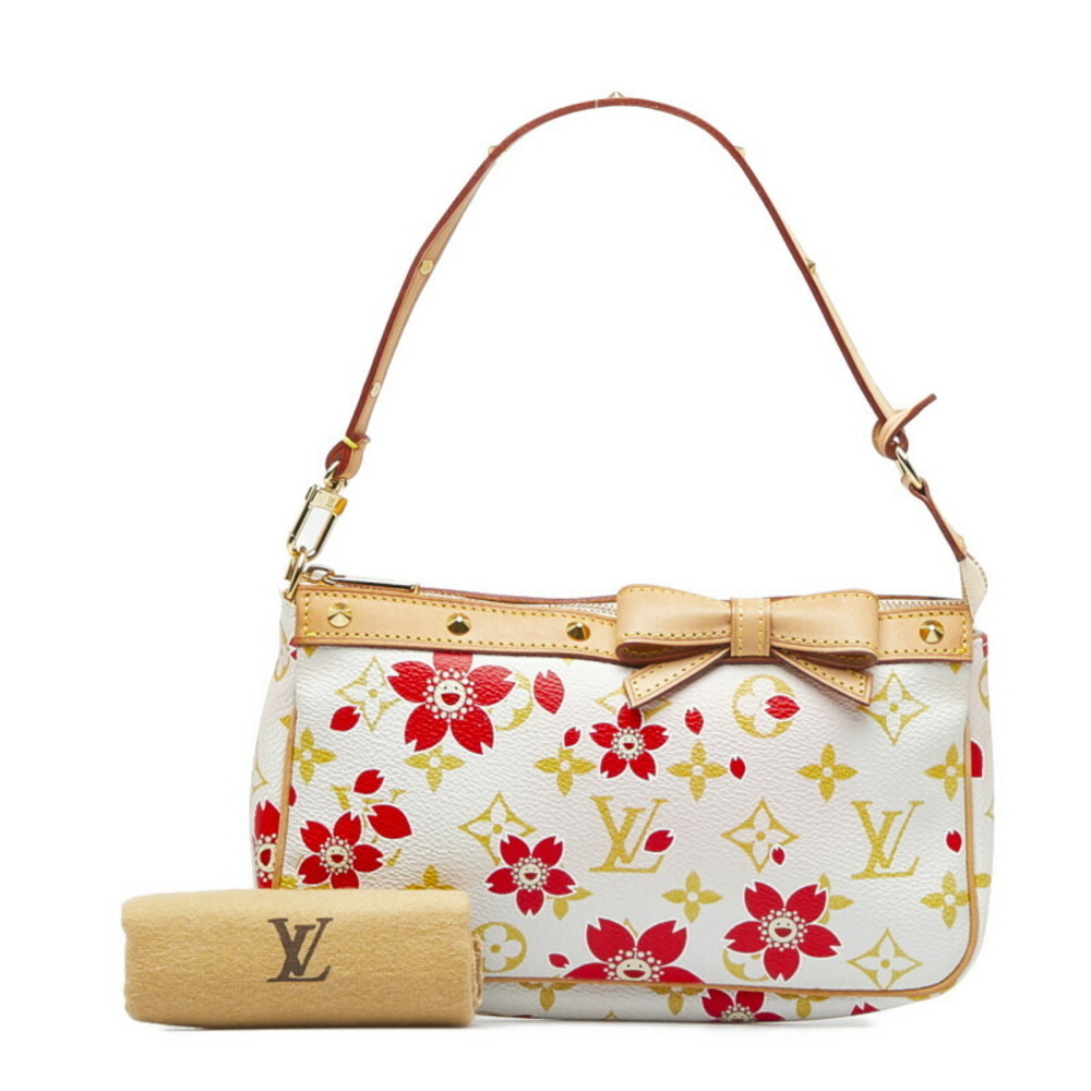 LOUIS VUITTON Monogram Cherry Blossom Pochette Accessoire Bag
