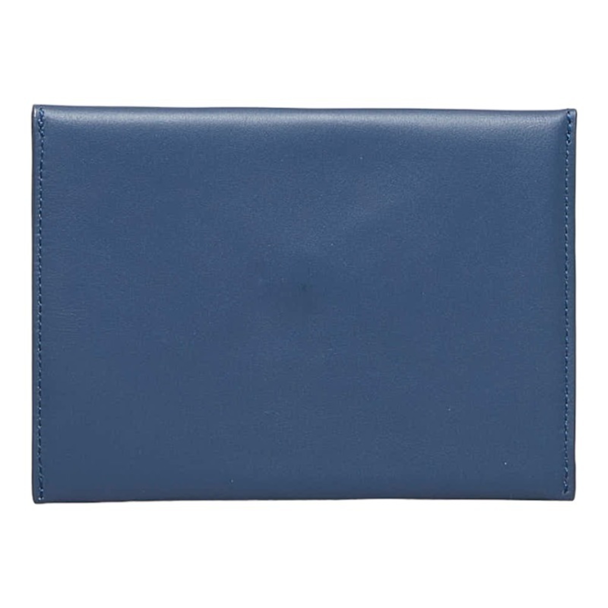 Berluti pouch navy leather ladies