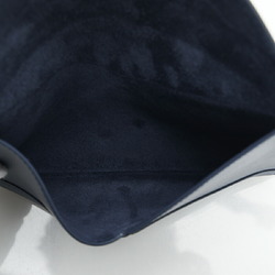 Berluti pouch navy leather ladies