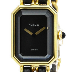 CHANEL Premiere Size L Gold Plated Quartz Ladies Watch H0001 BF563397