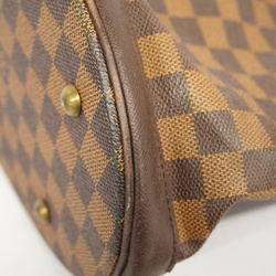 Louis Vuitton Damier Ebene Marais Bucket Bag with Pouch N42240