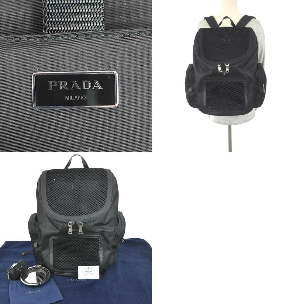 Prada, Dog, Prada Renylon And Saffiano Leather Pet Bag