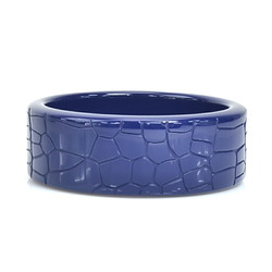 Hermes HERMES bangle bracelet lacquer wood dark blue unisex