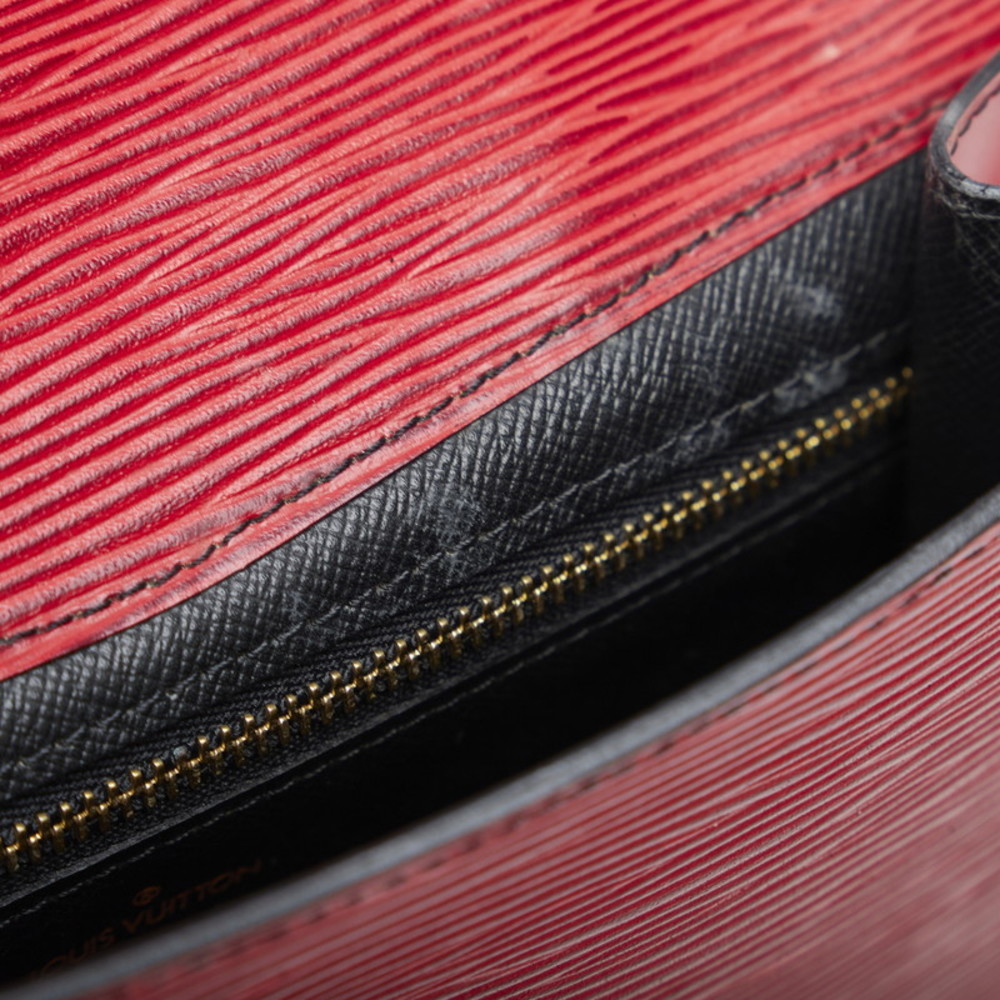 Louis Vuitton Montaigne Epi Red Clutch Bag