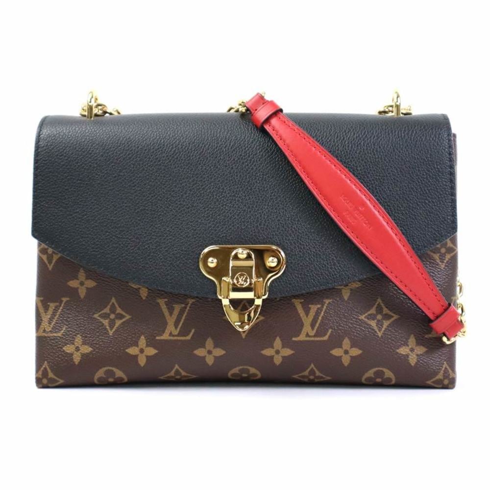 louis vuitton purse red and brown
